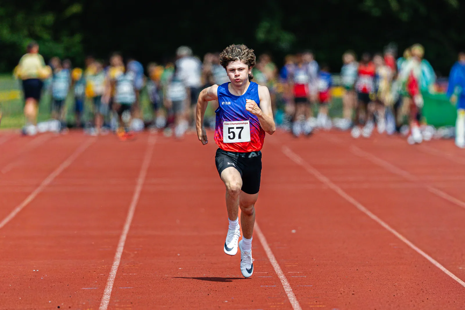 Brentwood Beagles athletes at the Essex County Championships, 9 May 2026