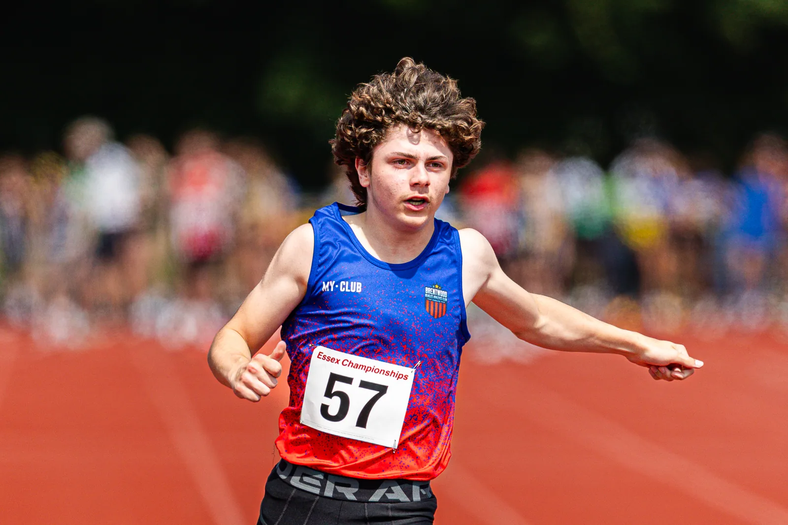 Brentwood Beagles athletes at the Essex County Championships, 9 May 2026