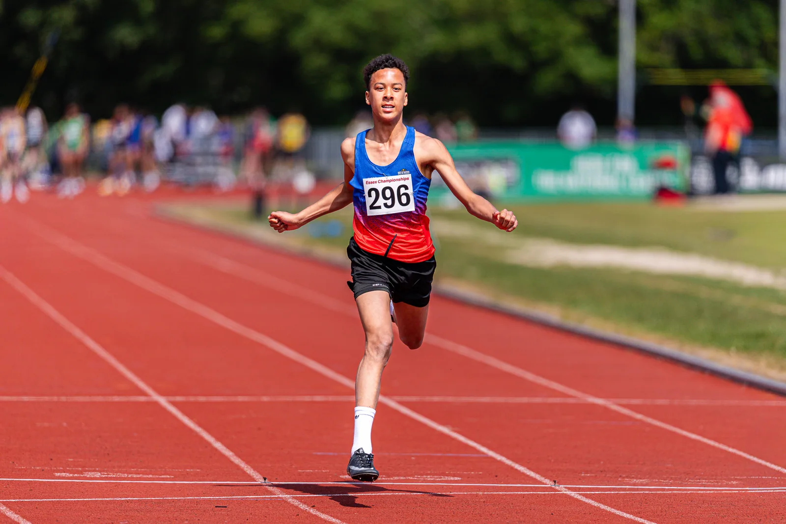 Brentwood Beagles athletes at the Essex County Championships, 9 May 2026
