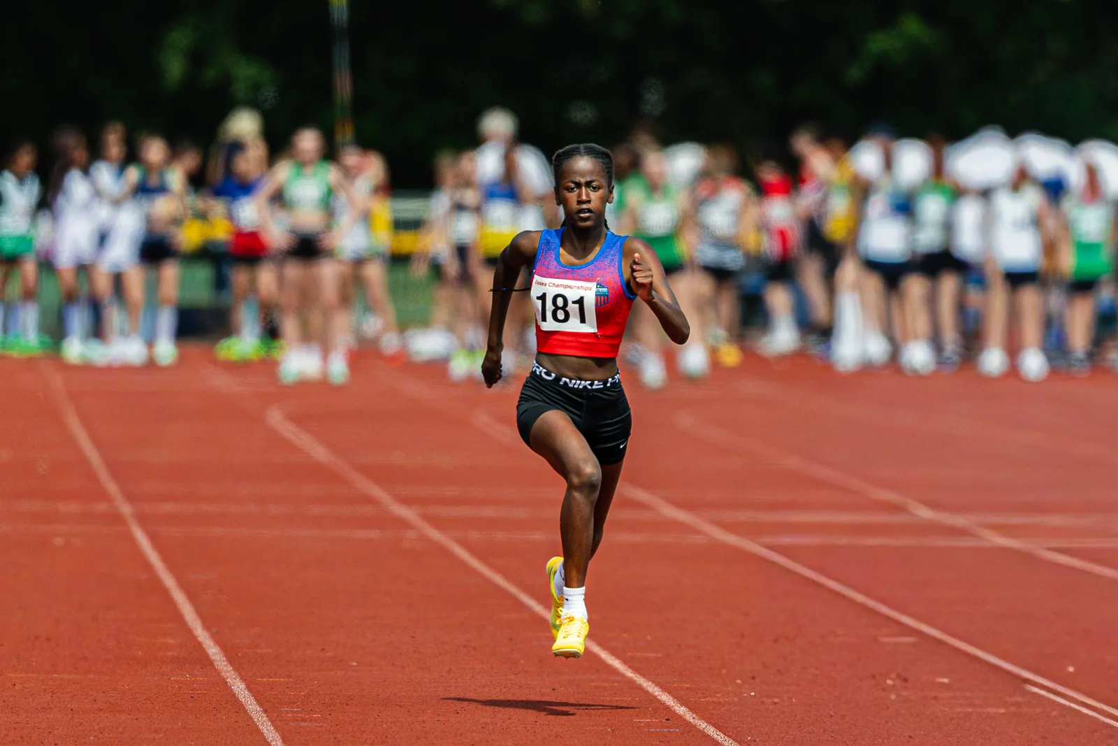 Brentwood Beagles athletes at the Essex County Championships, 9 May 2026