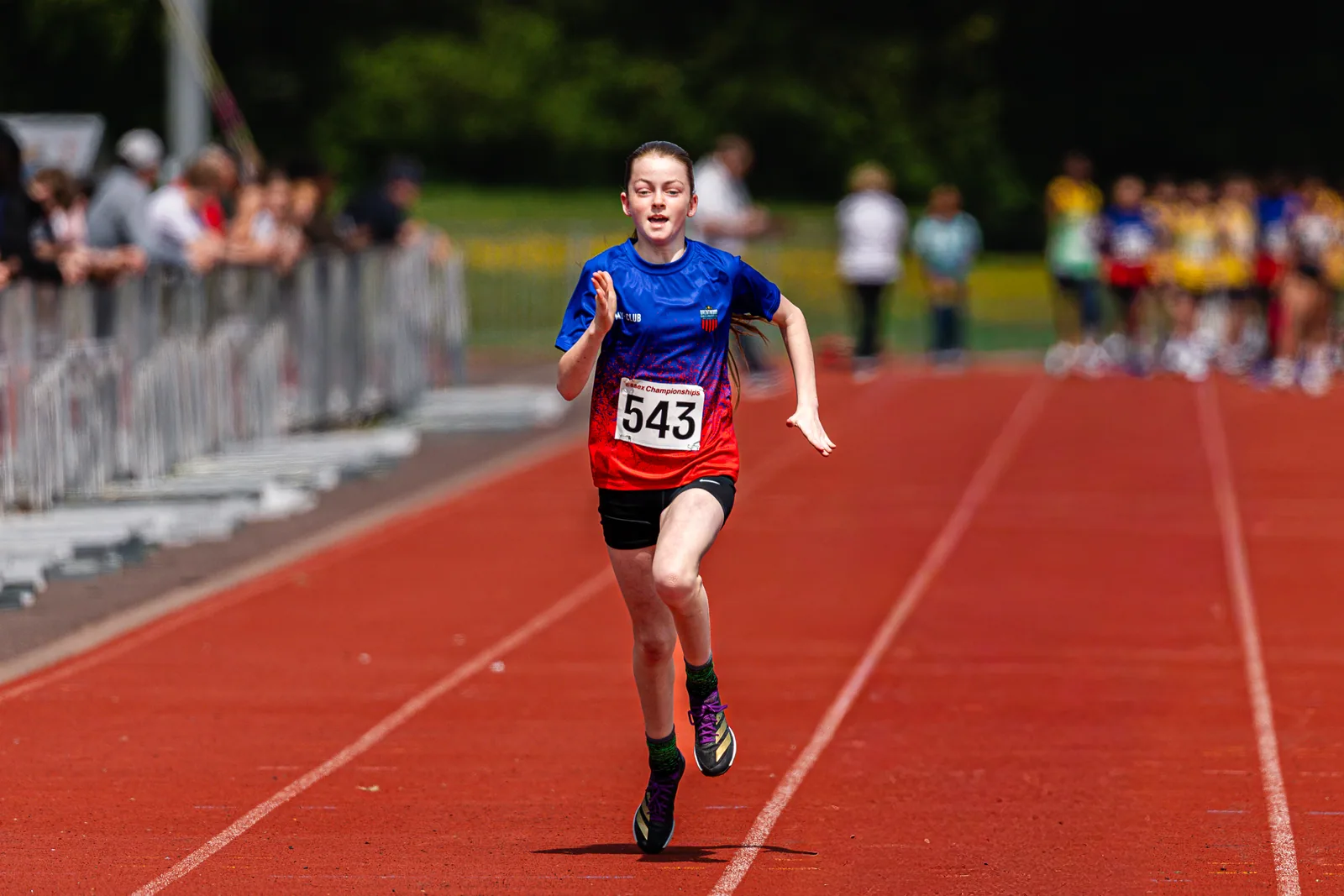 Brentwood Beagles athletes at the Essex County Championships, 9 May 2026