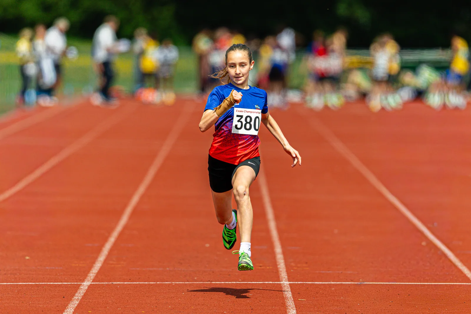 Brentwood Beagles athletes at the Essex County Championships, 9 May 2026