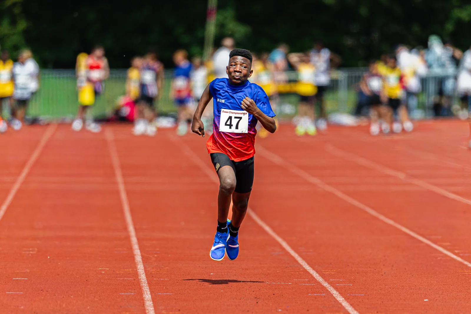 Brentwood Beagles athletes at the Essex County Championships, 9 May 2026