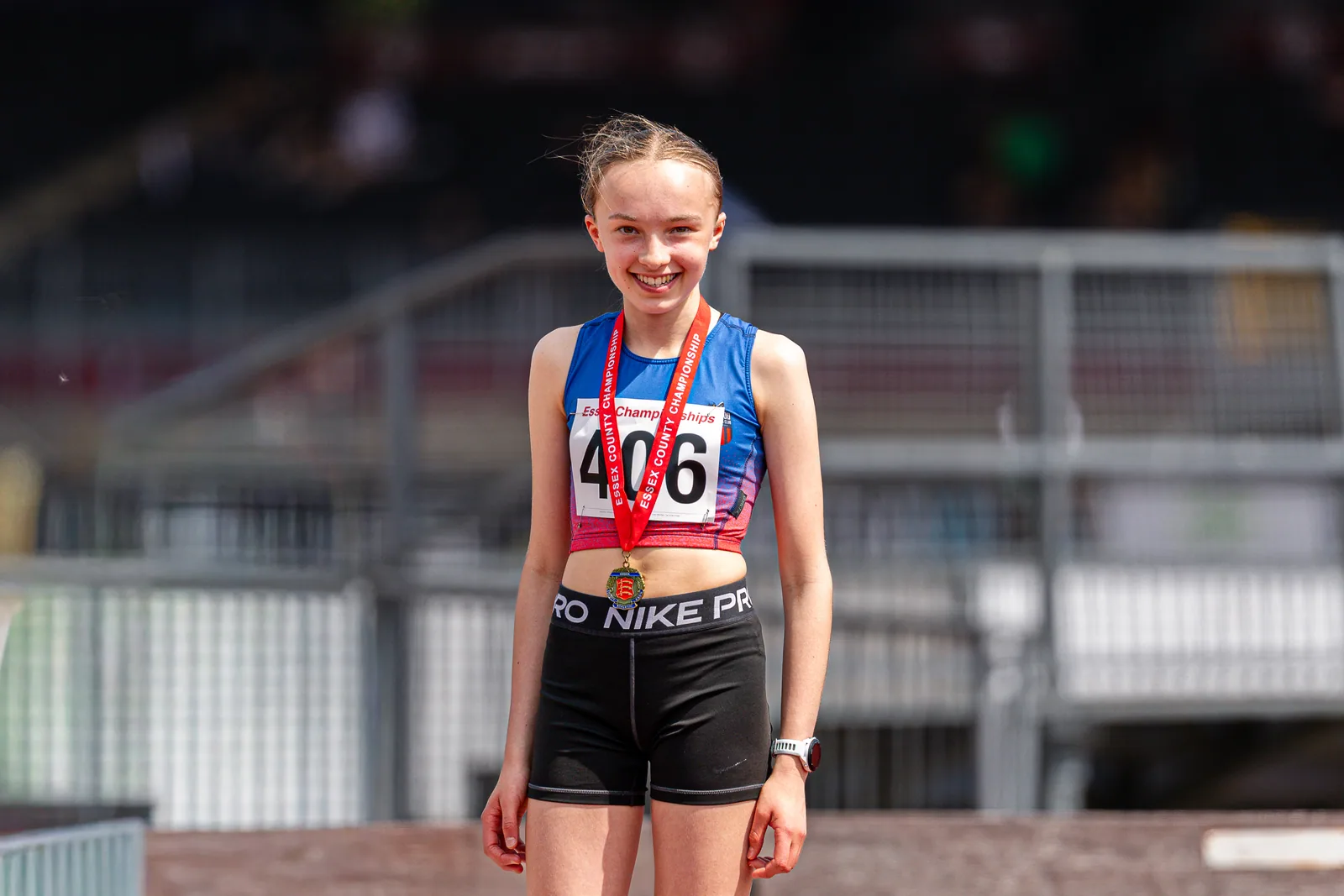 Brentwood Beagles athletes at the Essex County Championships, 9 May 2026