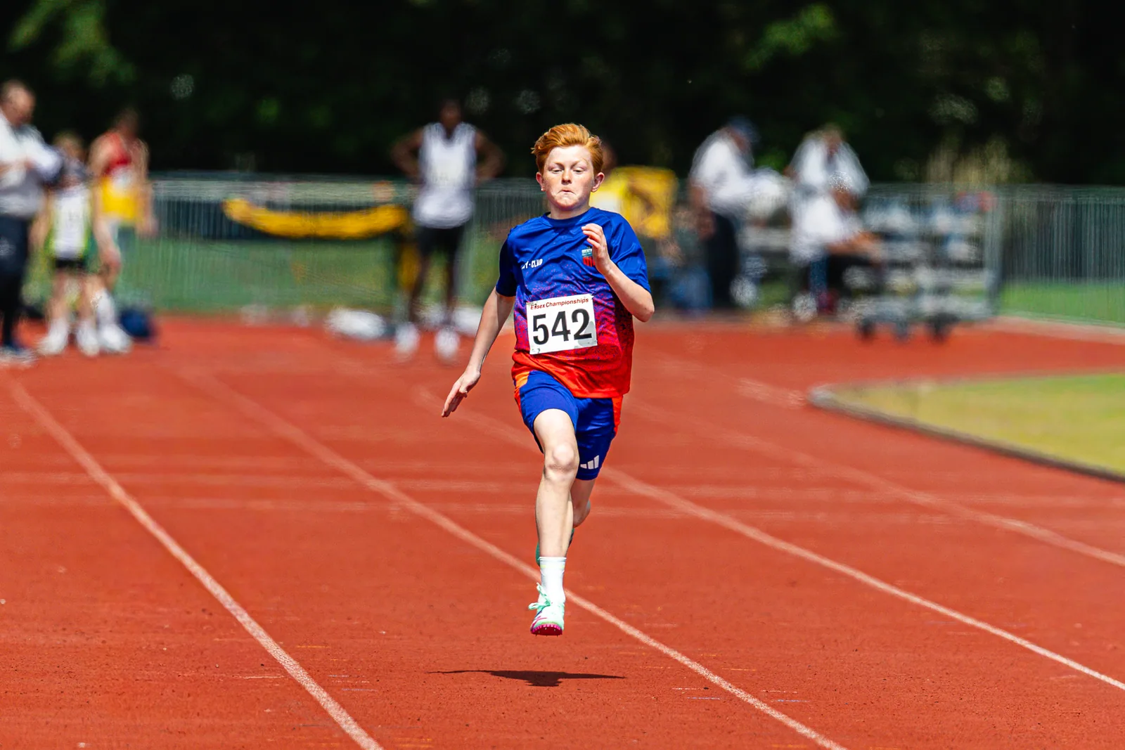 Brentwood Beagles athletes at the Essex County Championships, 9 May 2026