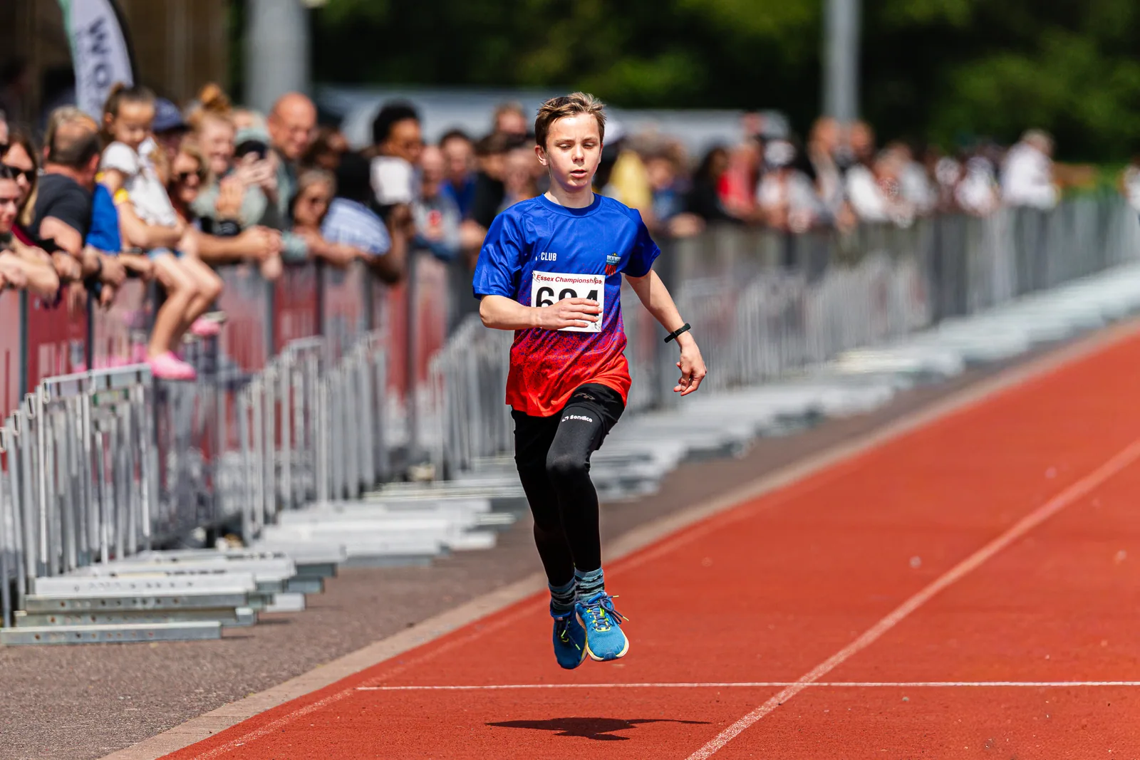 Brentwood Beagles athletes at the Essex County Championships, 9 May 2026