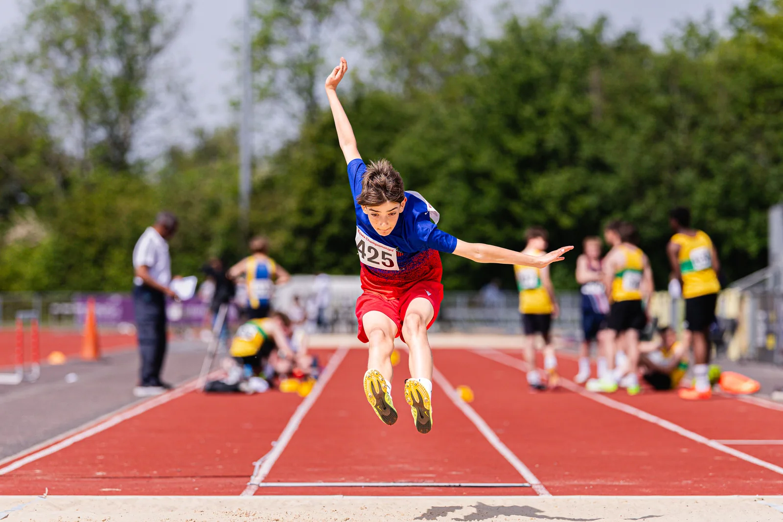 Brentwood Beagles athletes at the Essex County Championships, 9 May 2026
