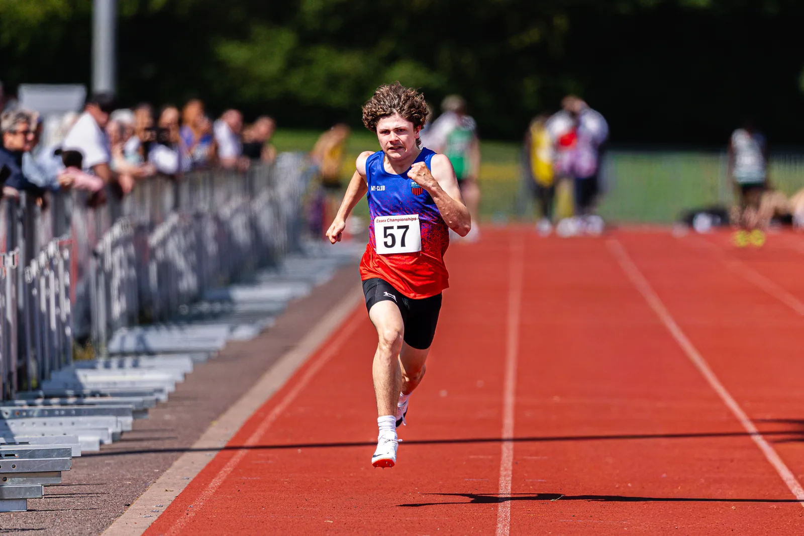 Brentwood Beagles athletes at the Essex County Championships, 9 May 2026