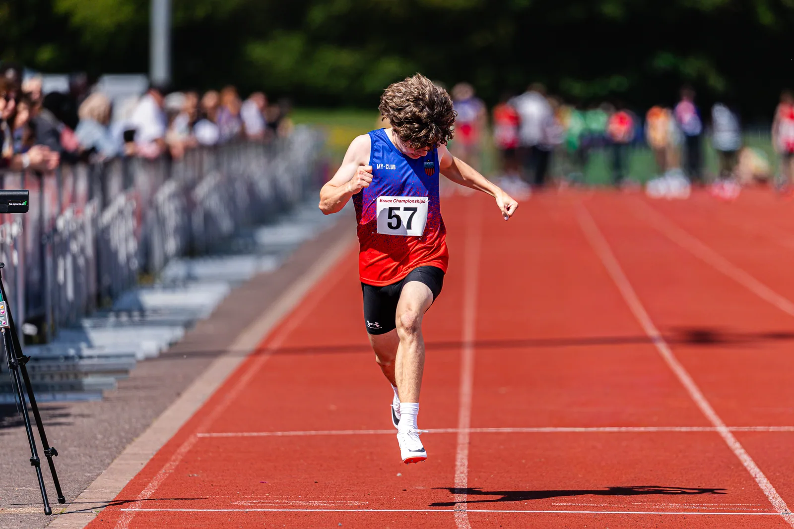 Brentwood Beagles athletes at the Essex County Championships, 9 May 2026
