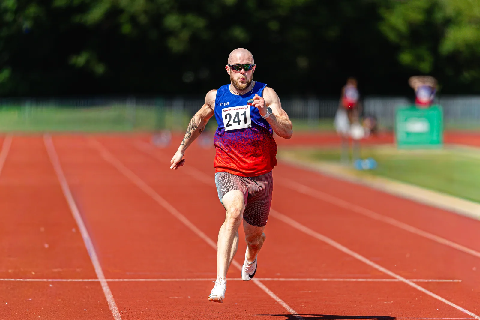 Brentwood Beagles athletes at the Essex County Championships, 9 May 2026