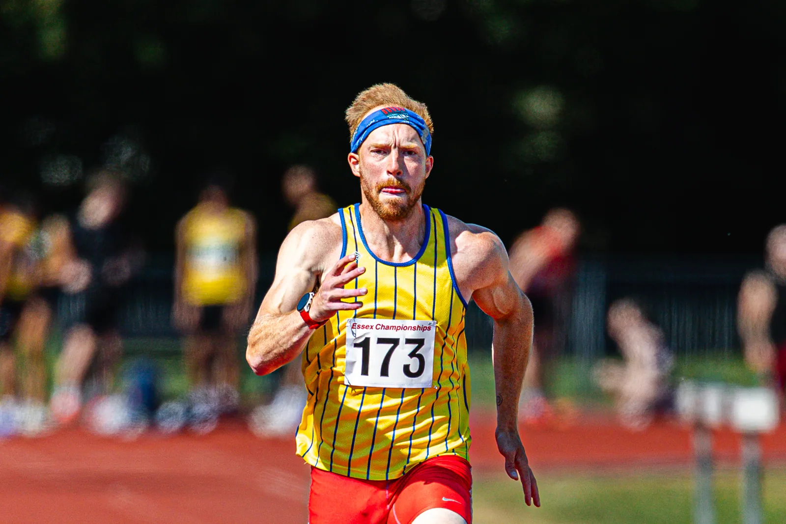 Brentwood Beagles athletes at the Essex County Championships, 9 May 2026