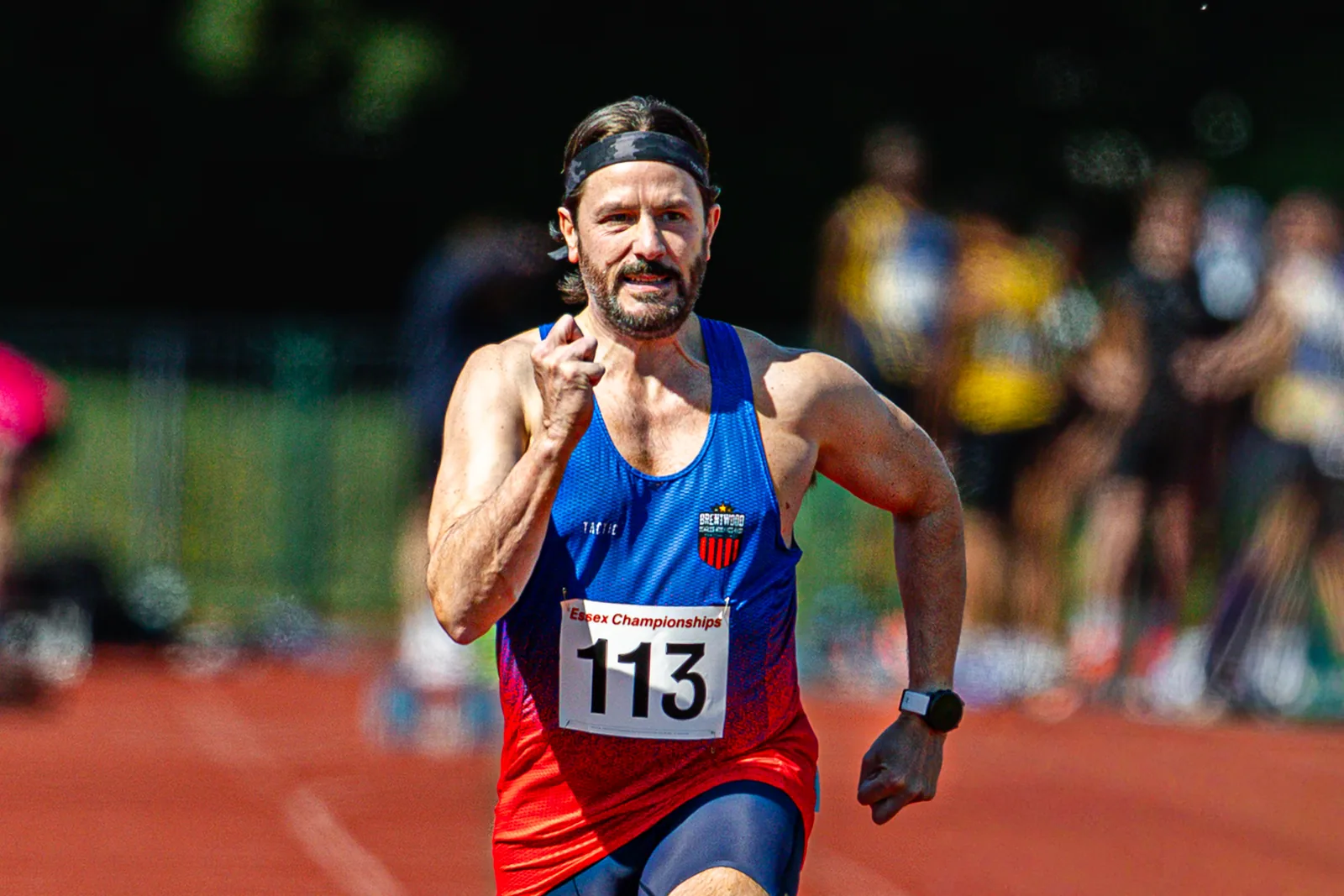 Brentwood Beagles athletes at the Essex County Championships, 9 May 2026