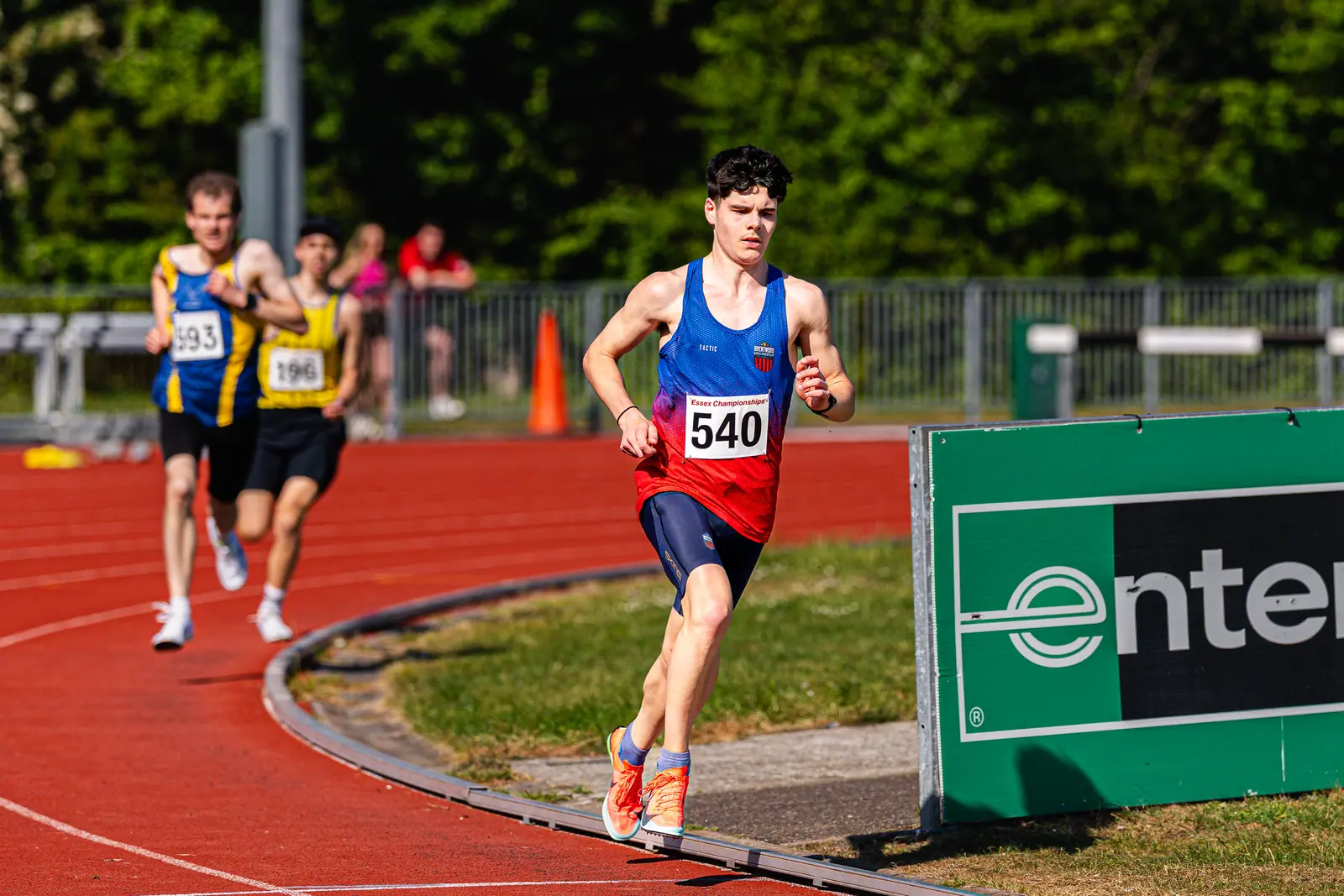 Brentwood Beagles athletes at the Essex County Championships, 9 May 2026