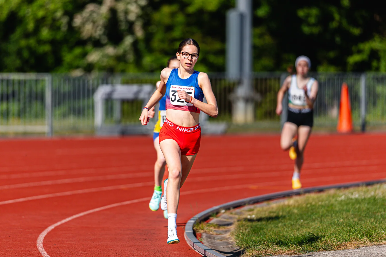 Brentwood Beagles athletes at the Essex County Championships, 9 May 2026