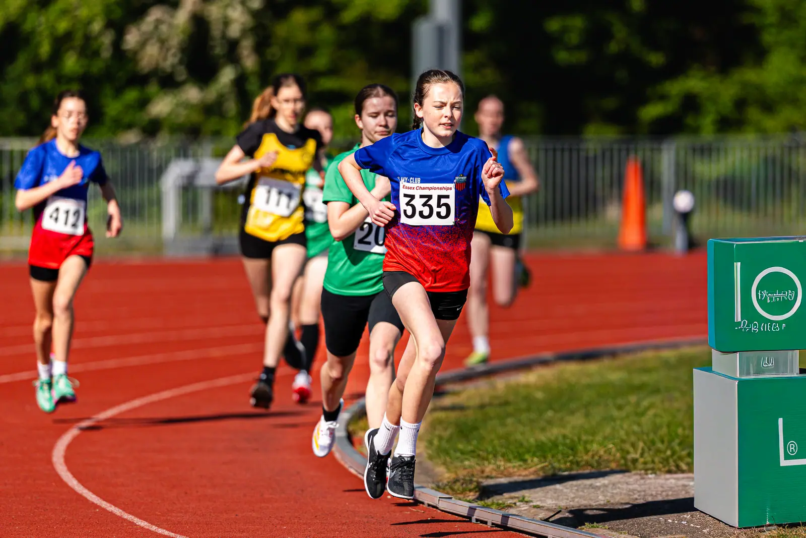 Brentwood Beagles athletes at the Essex County Championships, 9 May 2026