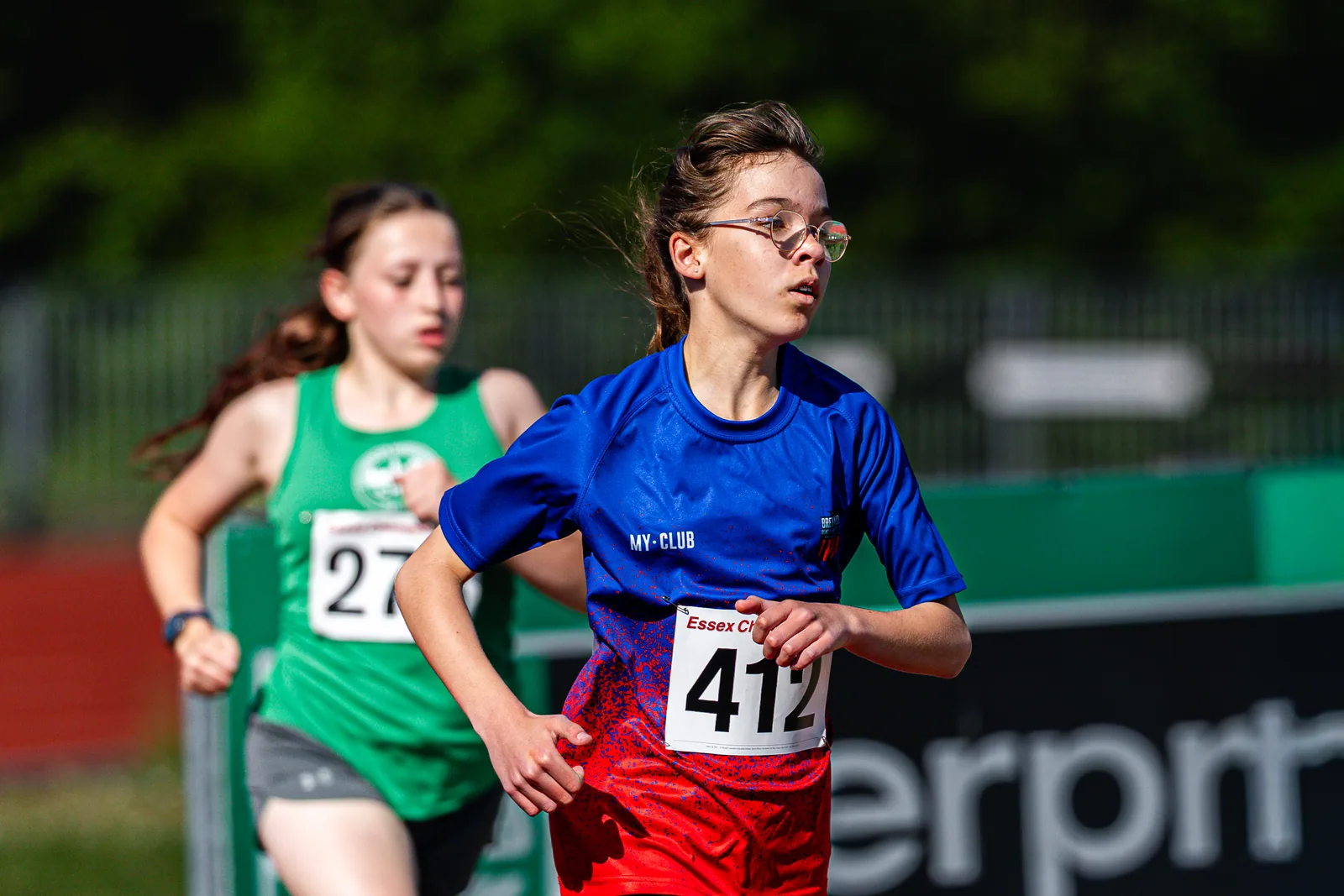 Brentwood Beagles athletes at the Essex County Championships, 9 May 2026