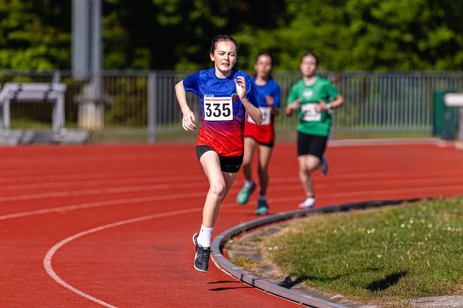 Brentwood Beagles athletes at the Essex County Championships, 9 May 2026