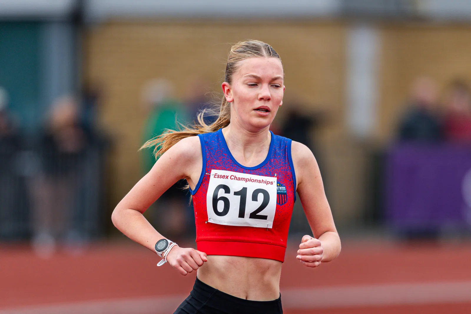 Brentwood Beagles athletes at the Essex County Championships, 9 May 2026