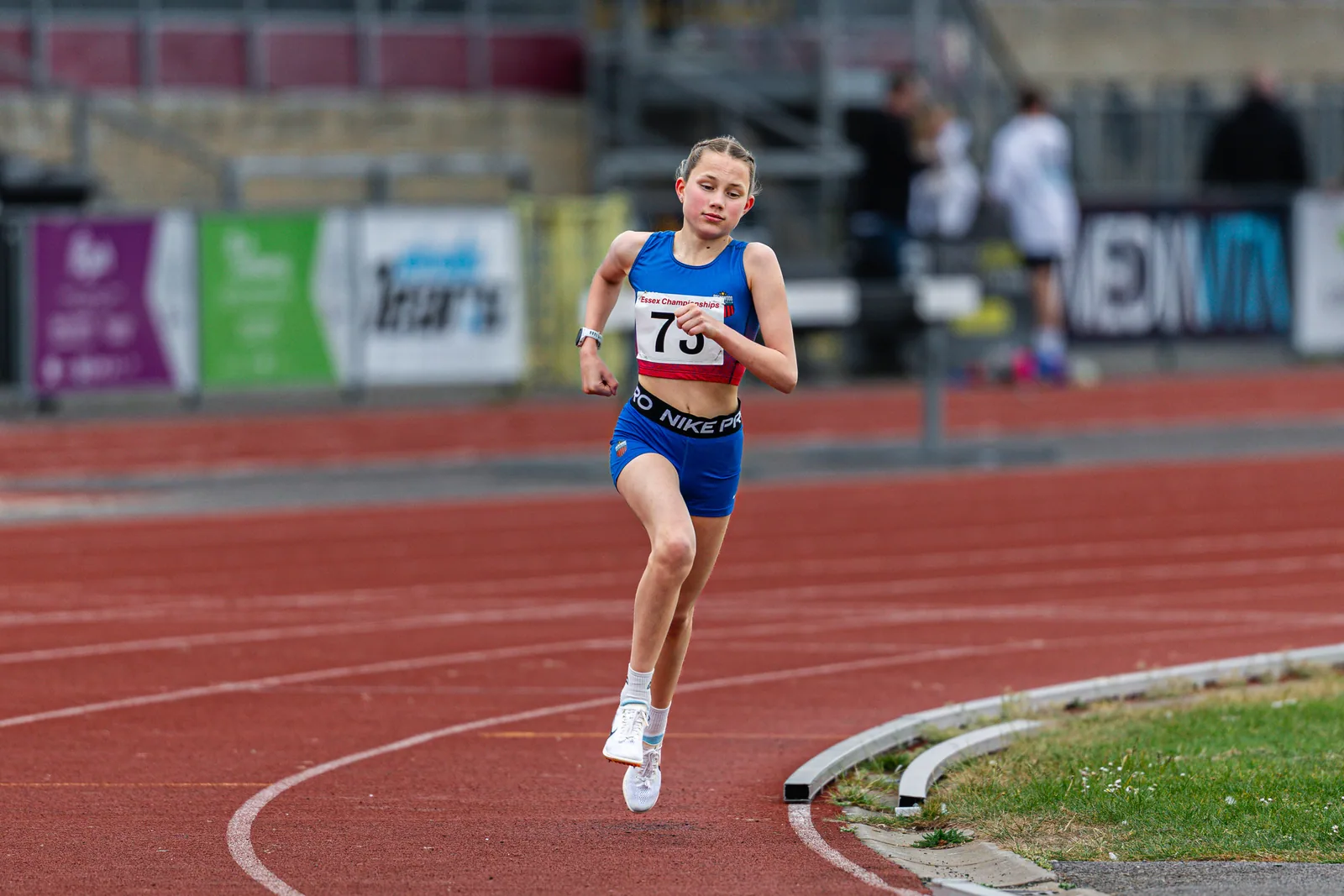 Brentwood Beagles athletes at the Essex County Championships, 9 May 2026