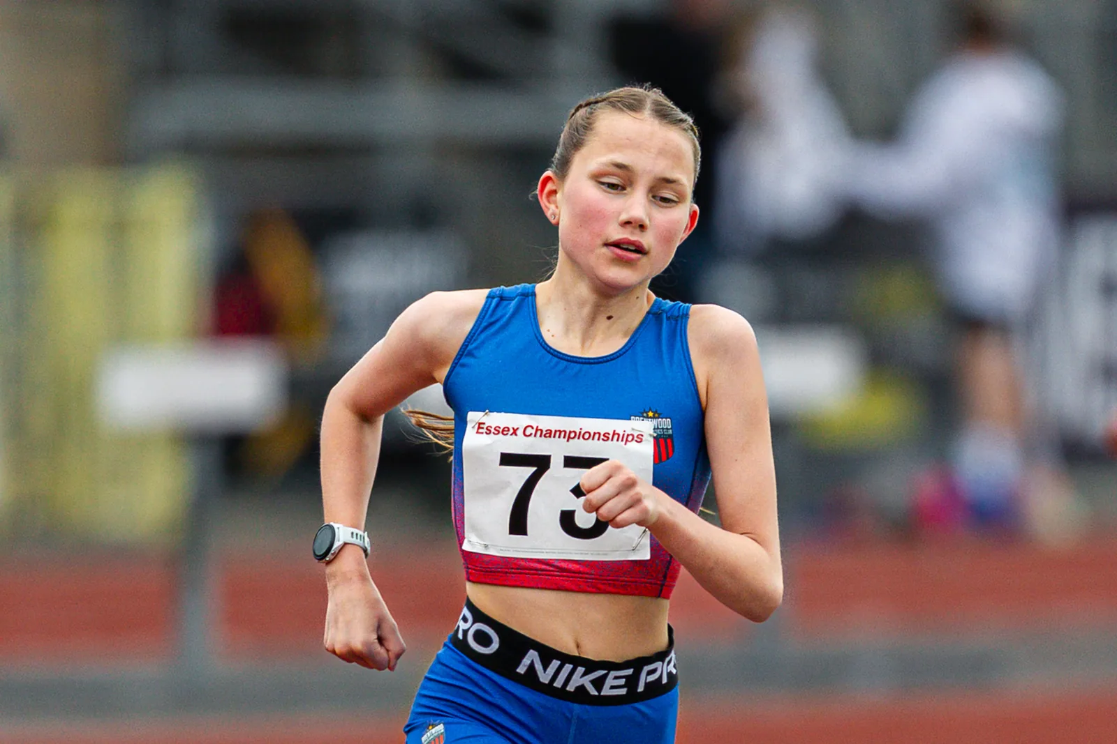 Brentwood Beagles athletes at the Essex County Championships, 9 May 2026