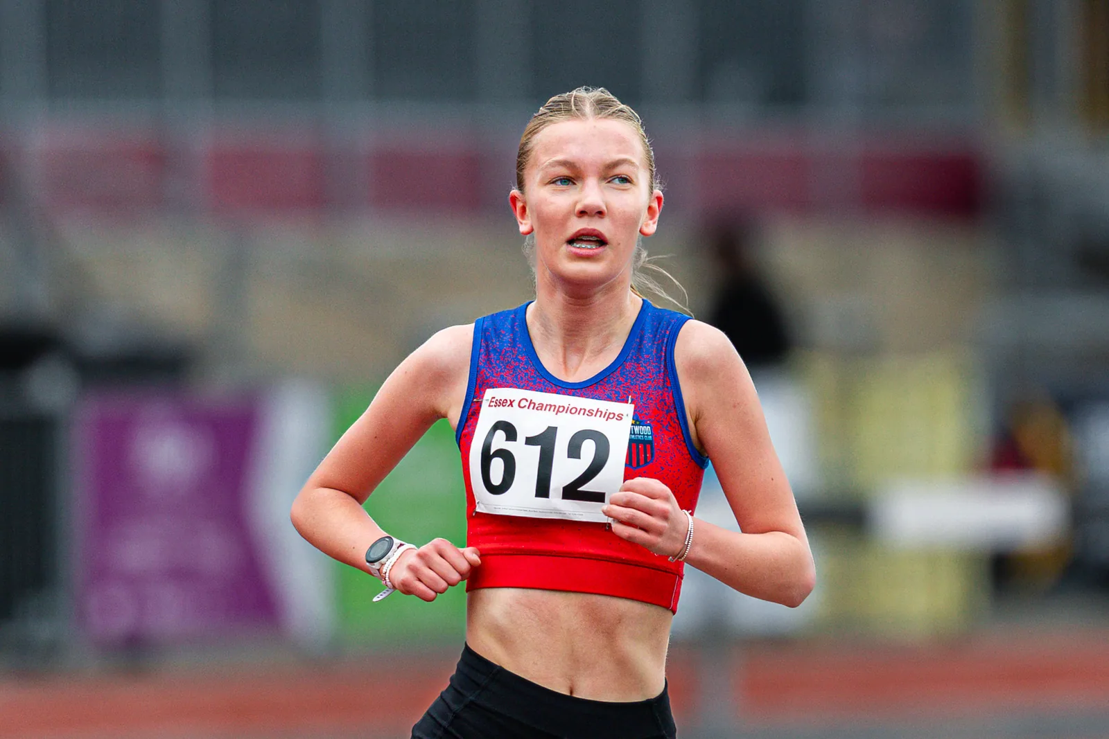 Brentwood Beagles athletes at the Essex County Championships, 9 May 2026