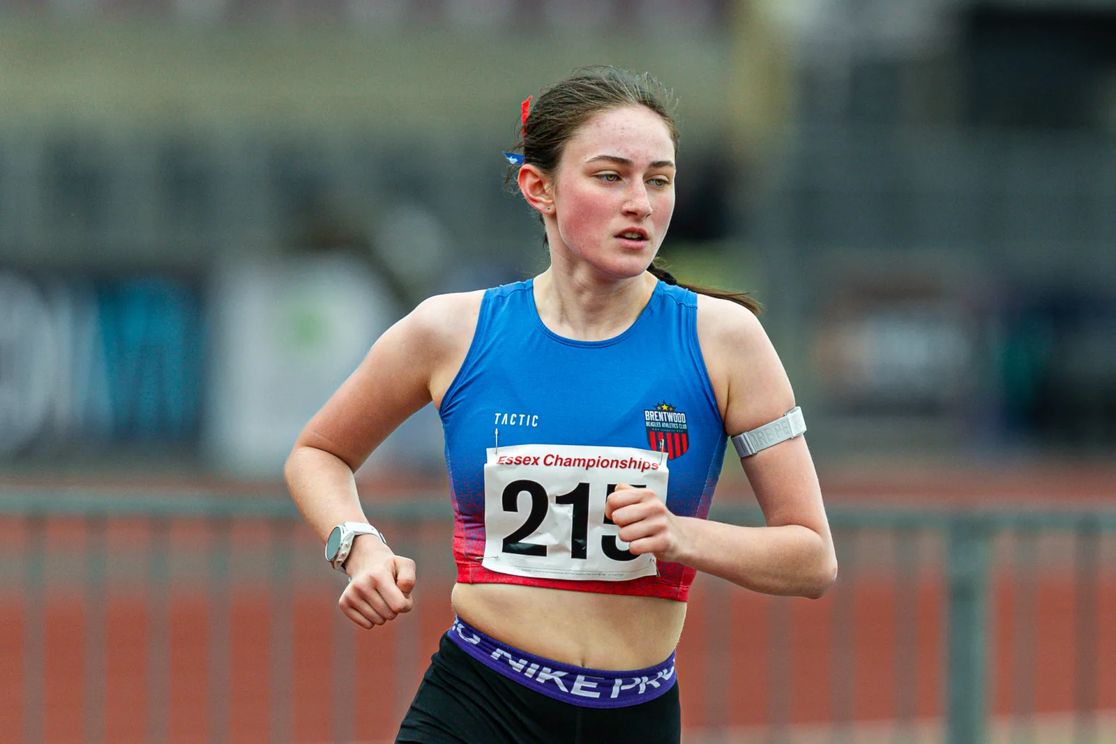 Brentwood Beagles athletes at the Essex County Championships, 9 May 2026