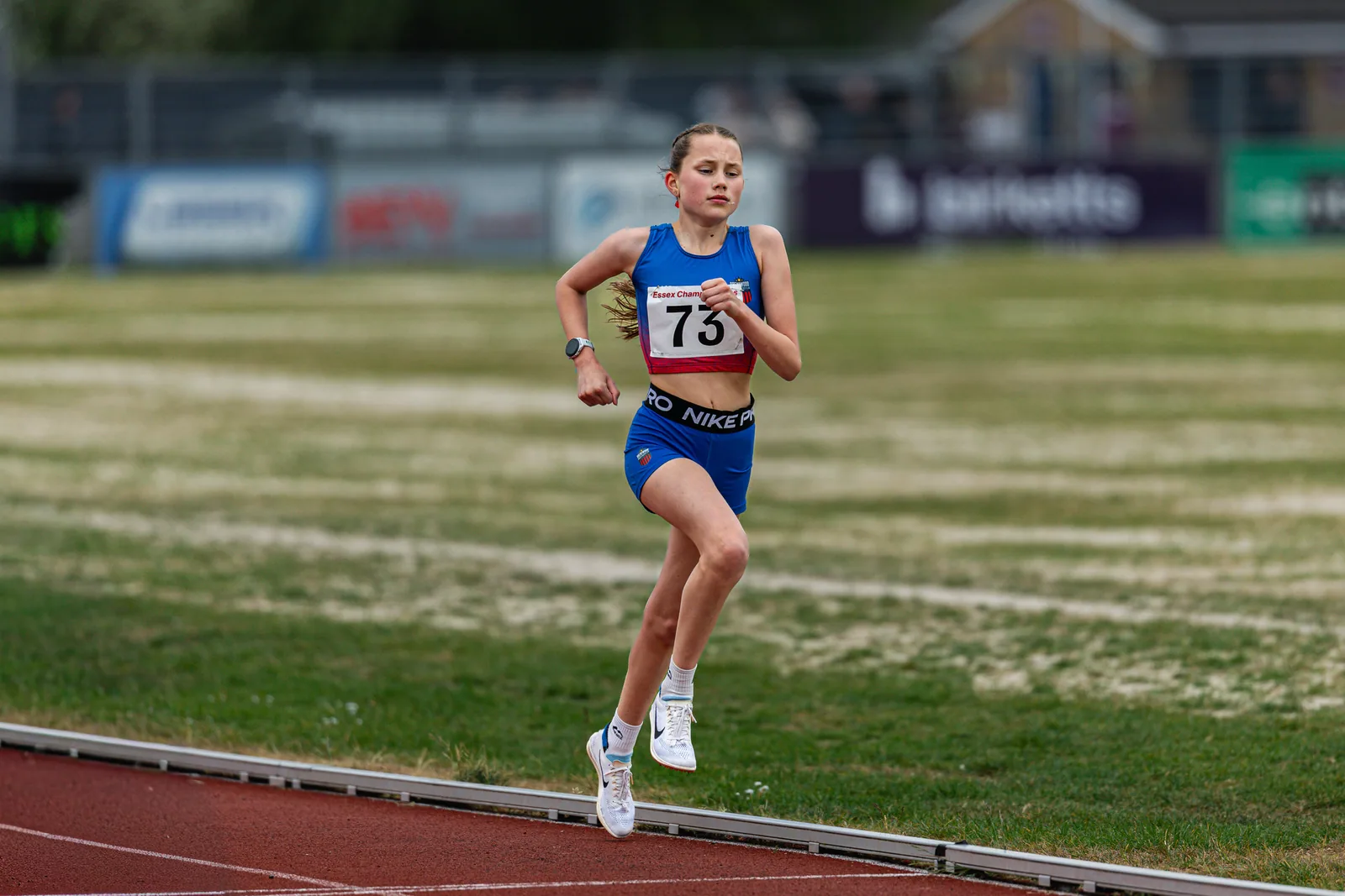 Brentwood Beagles athletes at the Essex County Championships, 9 May 2026