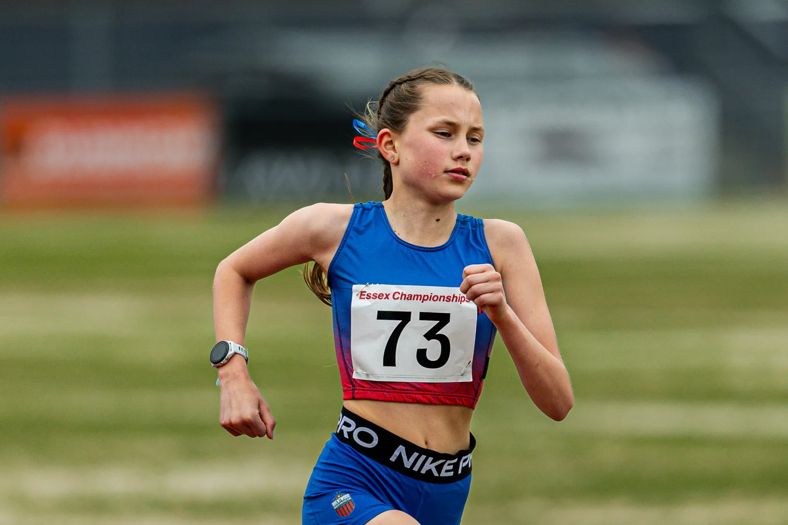 Brentwood Beagles athletes at the Essex County Championships, 9 May 2026