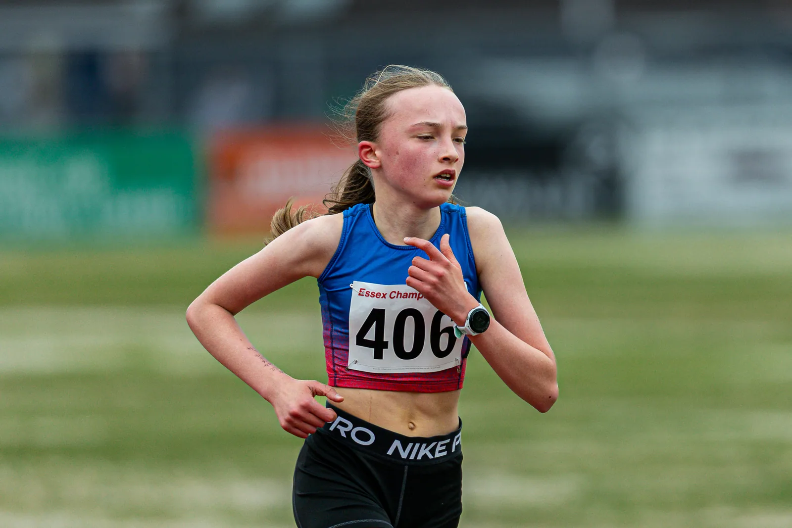 Brentwood Beagles athletes at the Essex County Championships, 9 May 2026