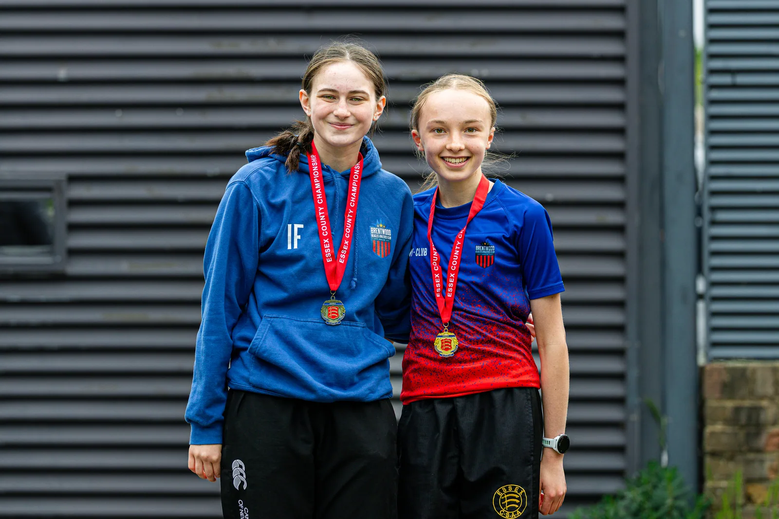 Brentwood Beagles athletes at the Essex County Championships, 9 May 2026