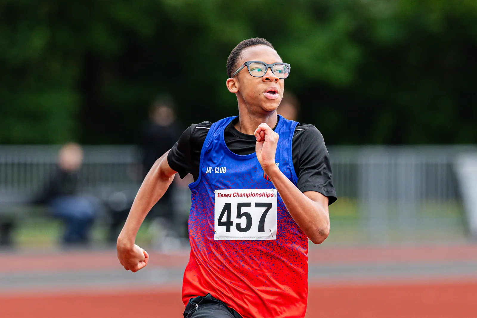 Brentwood Beagles athletes at the Essex County Championships, 9 May 2026