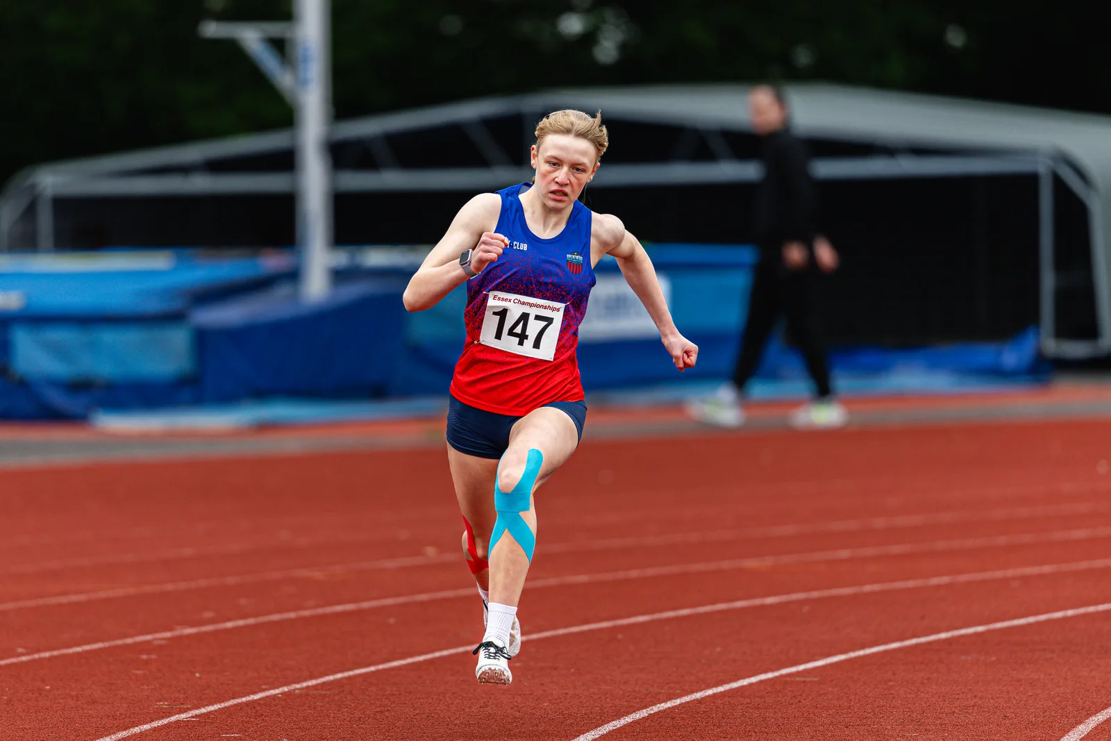 Brentwood Beagles athletes at the Essex County Championships, 9 May 2026