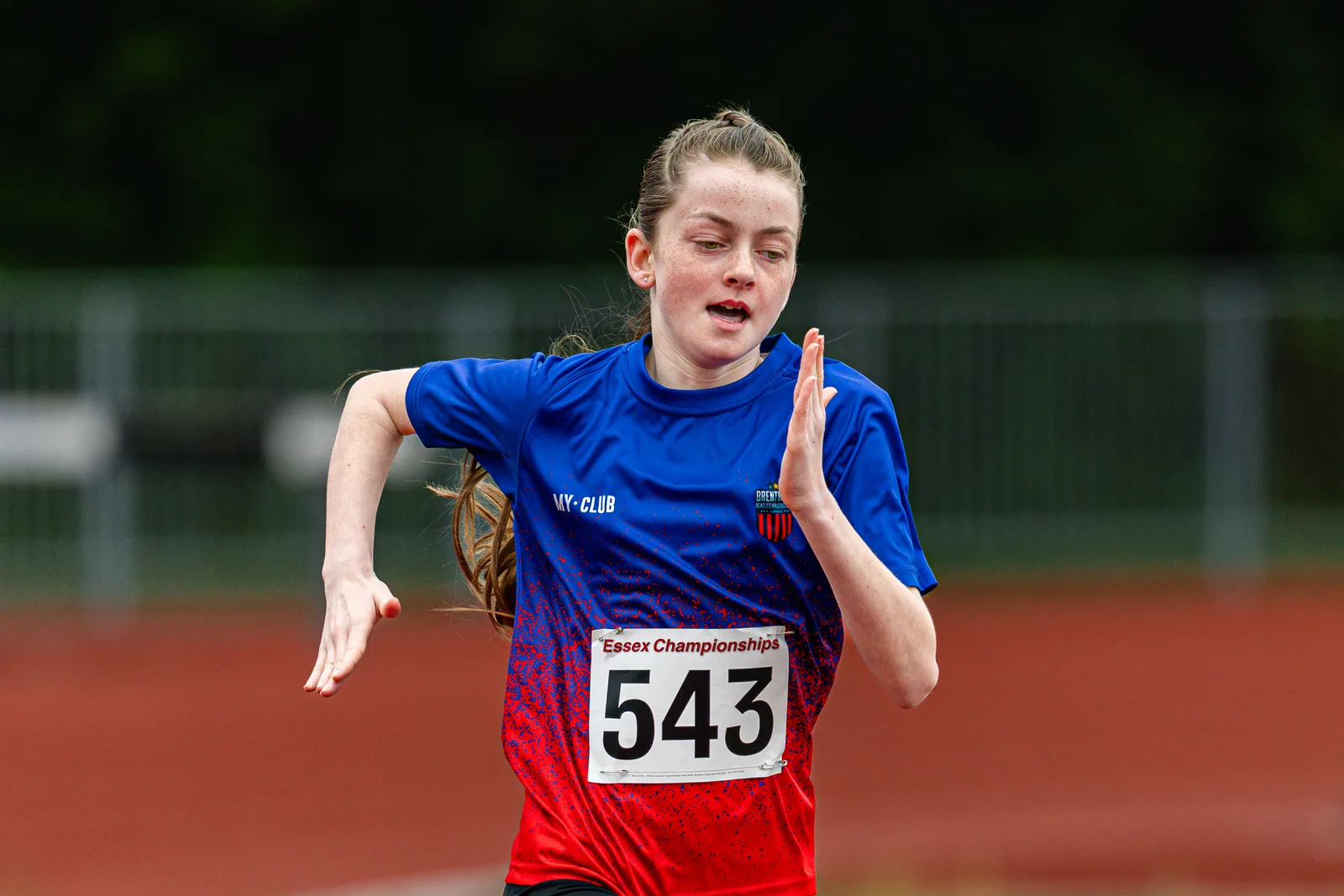 Brentwood Beagles athletes at the Essex County Championships, 9 May 2026