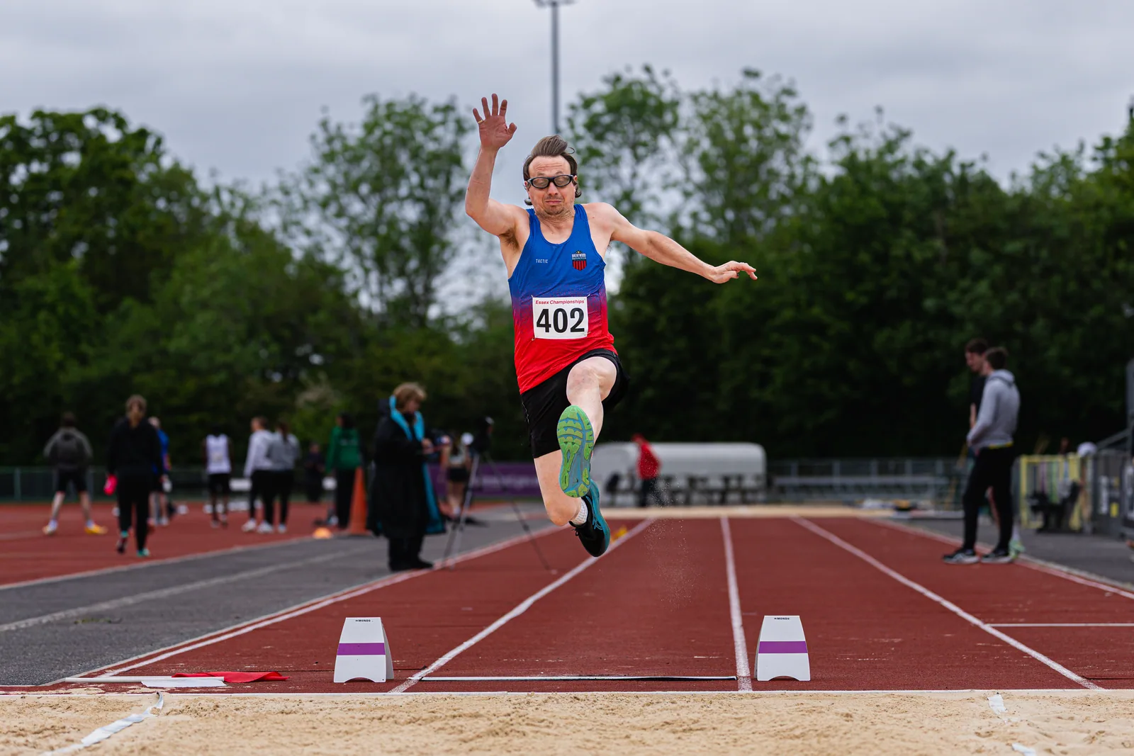 Brentwood Beagles athletes at the Essex County Championships, 9 May 2026