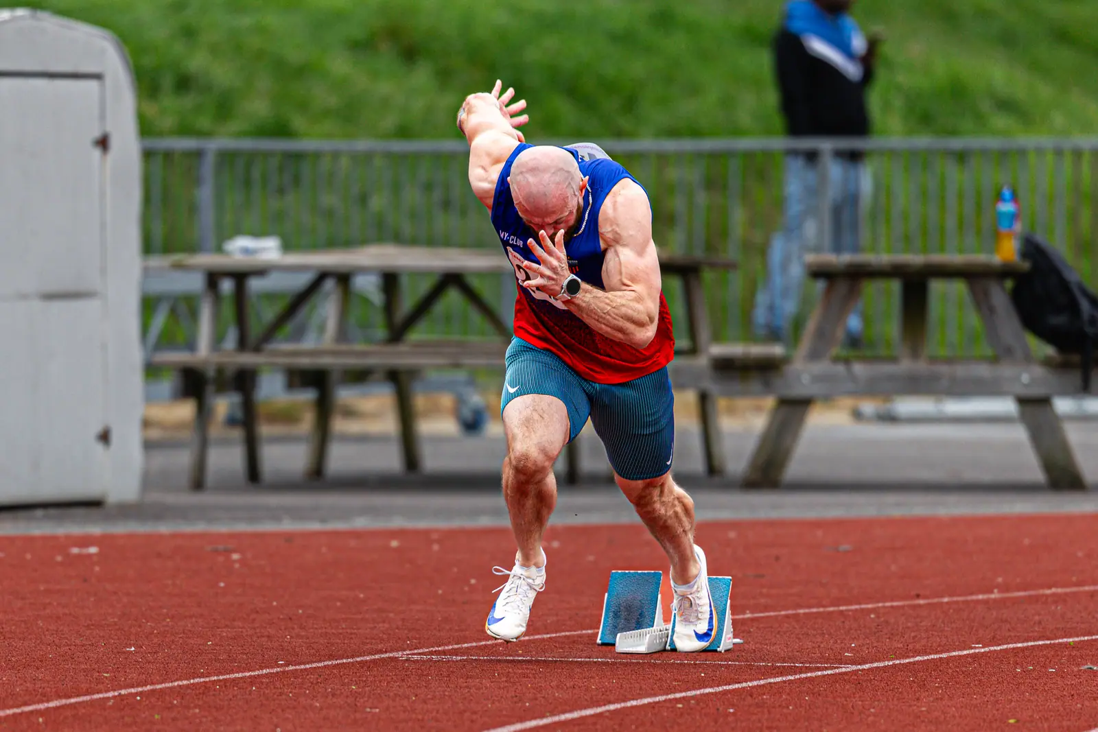 Brentwood Beagles athletes at the Essex County Championships, 9 May 2026
