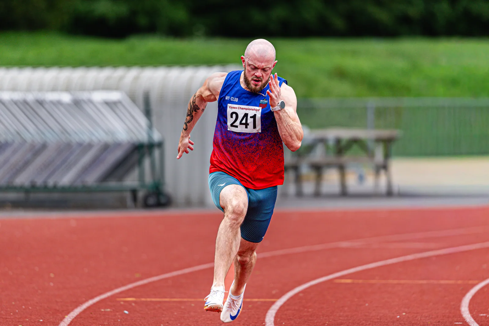 Brentwood Beagles athletes at the Essex County Championships, 9 May 2026