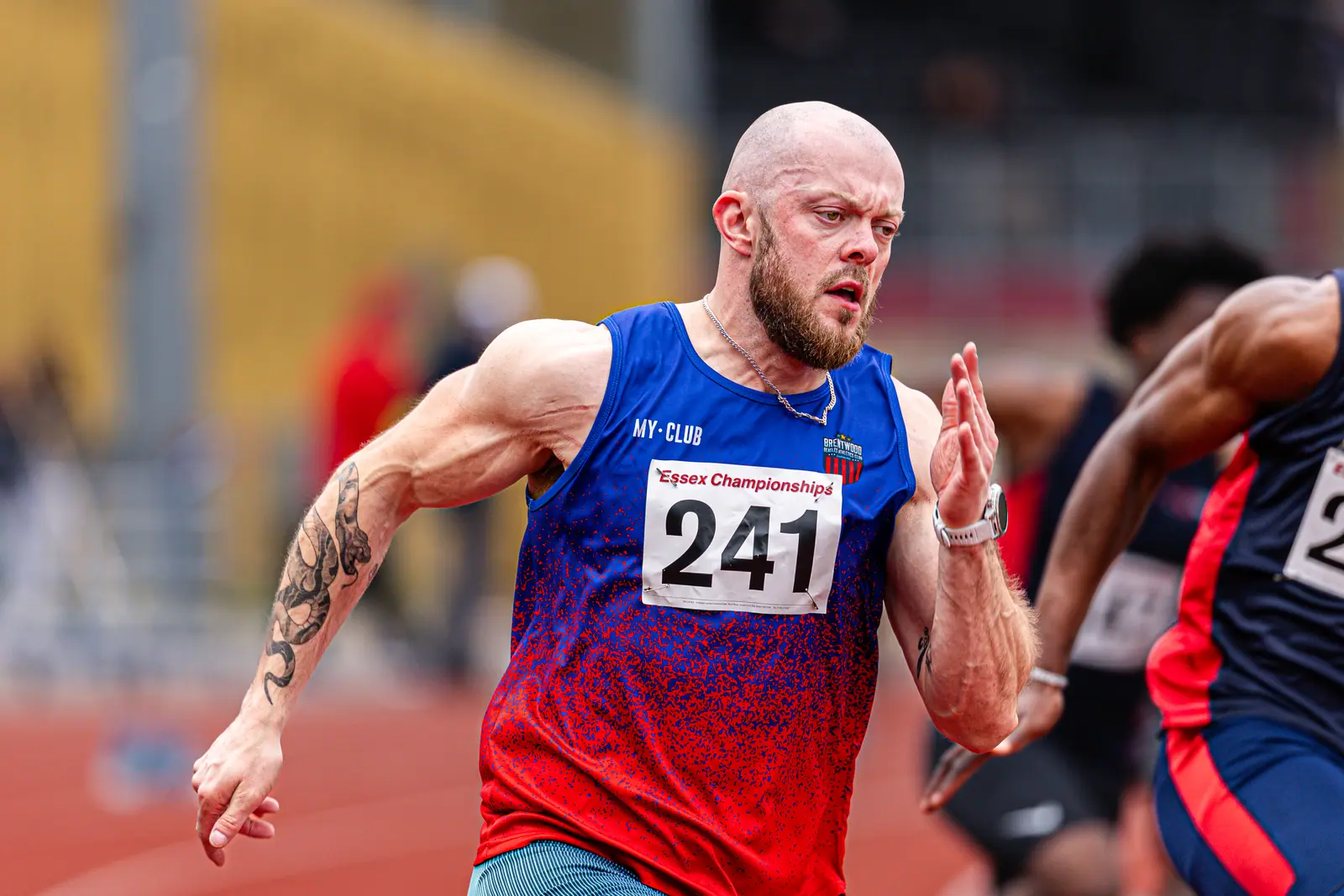 Brentwood Beagles athletes at the Essex County Championships, 9 May 2026