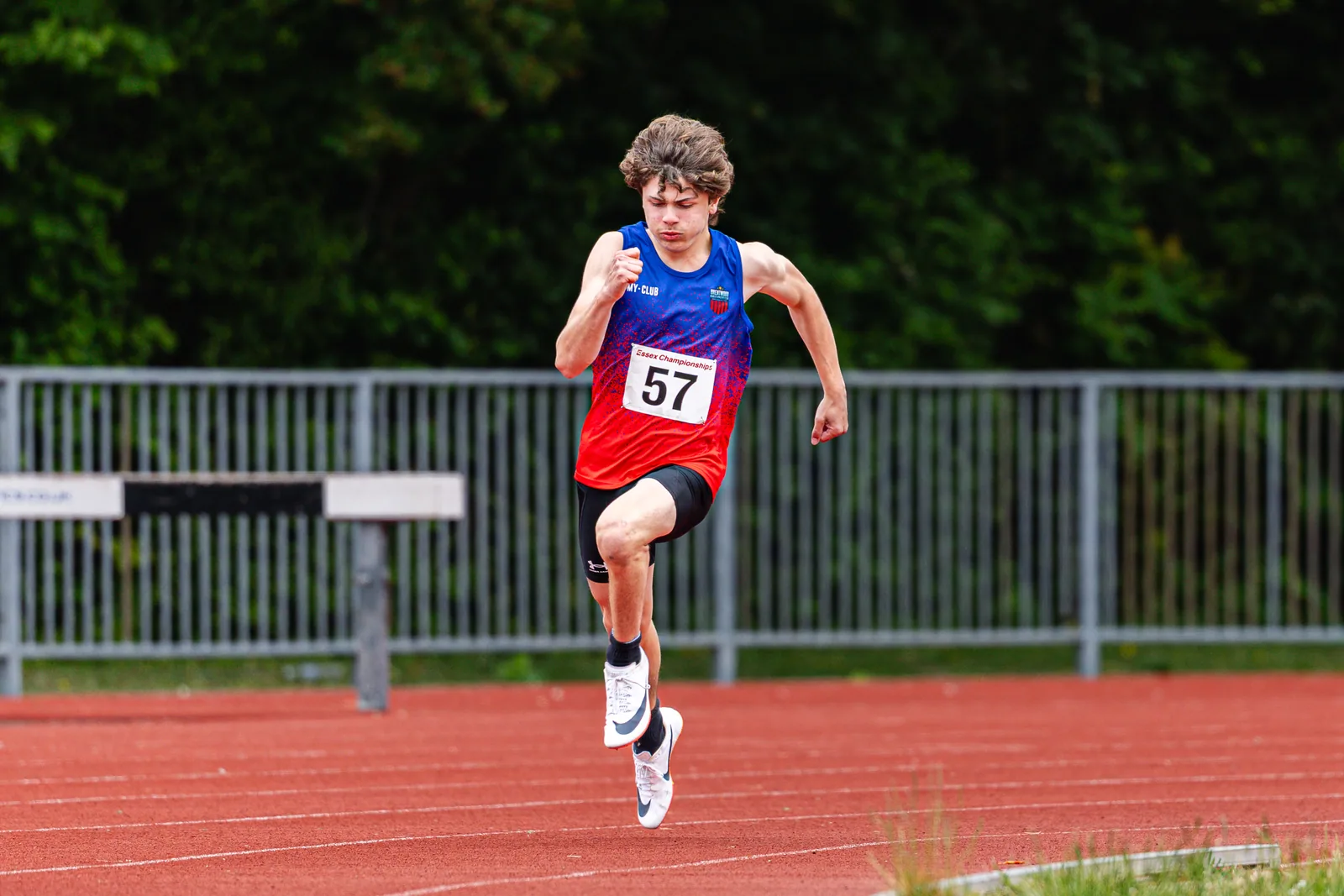 Brentwood Beagles athletes at the Essex County Championships, 9 May 2026