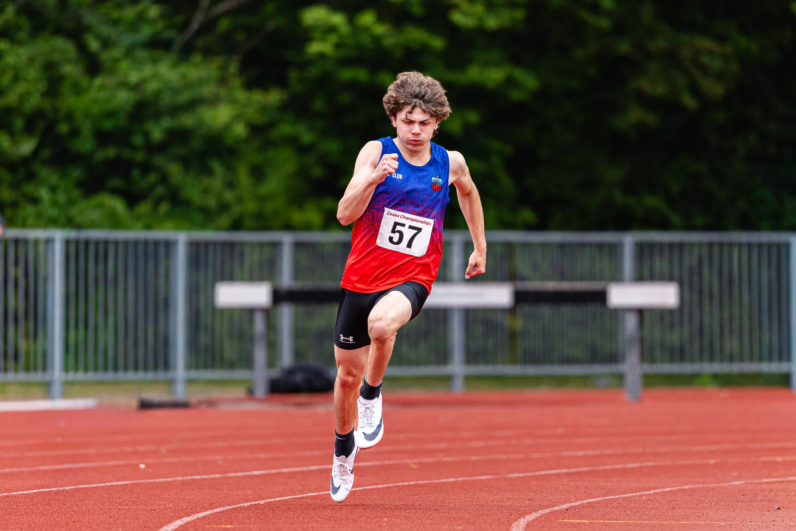 Brentwood Beagles athletes at the Essex County Championships, 9 May 2026