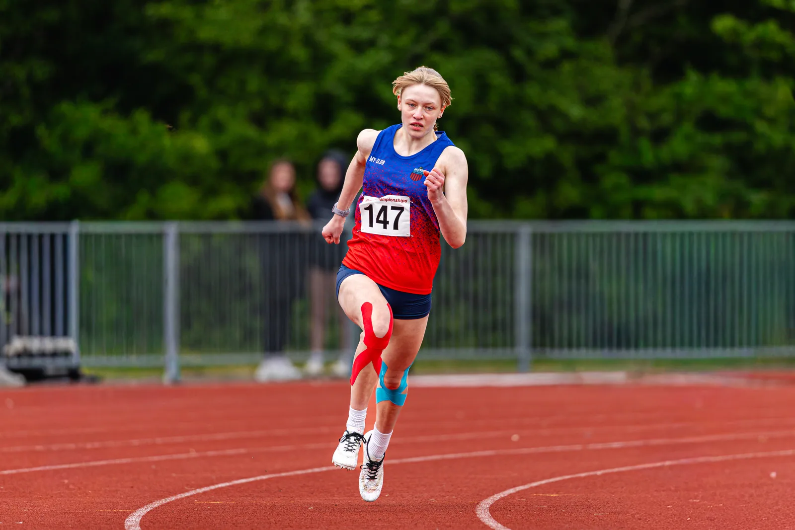 Brentwood Beagles athletes at the Essex County Championships, 9 May 2026