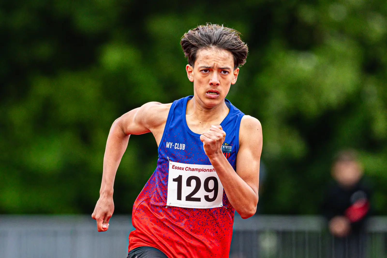 Brentwood Beagles athletes at the Essex County Championships, 9 May 2026