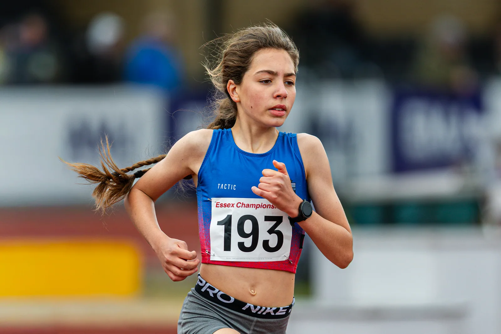 Brentwood Beagles athletes at the Essex County Championships, 9 May 2026
