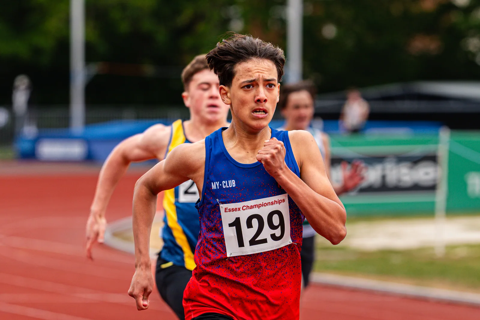 Brentwood Beagles athletes at the Essex County Championships, 9 May 2026