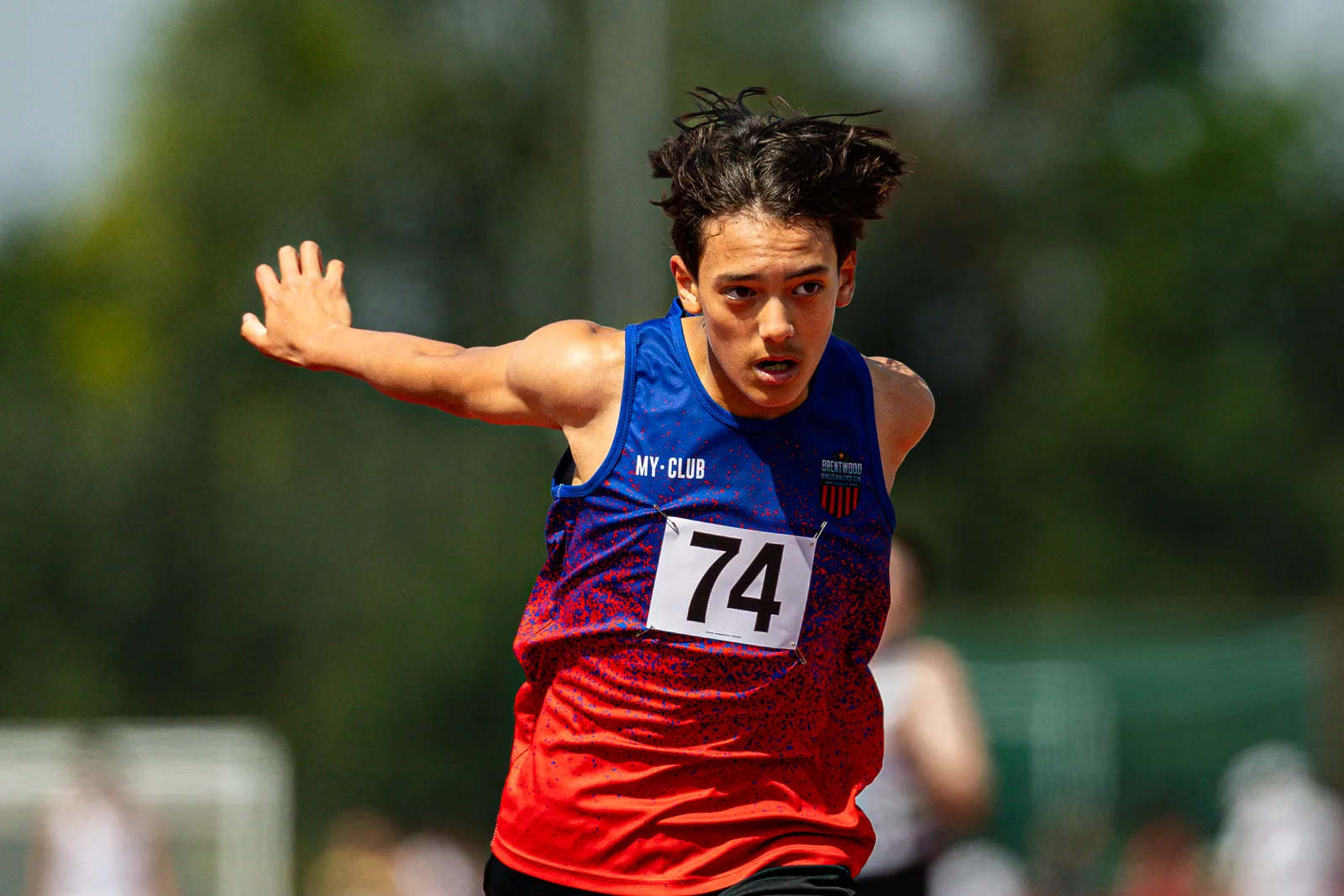 Brentwood Beagles athletes at the Eastern AA Track and Field Championships, Cambridge, 30 May 2026