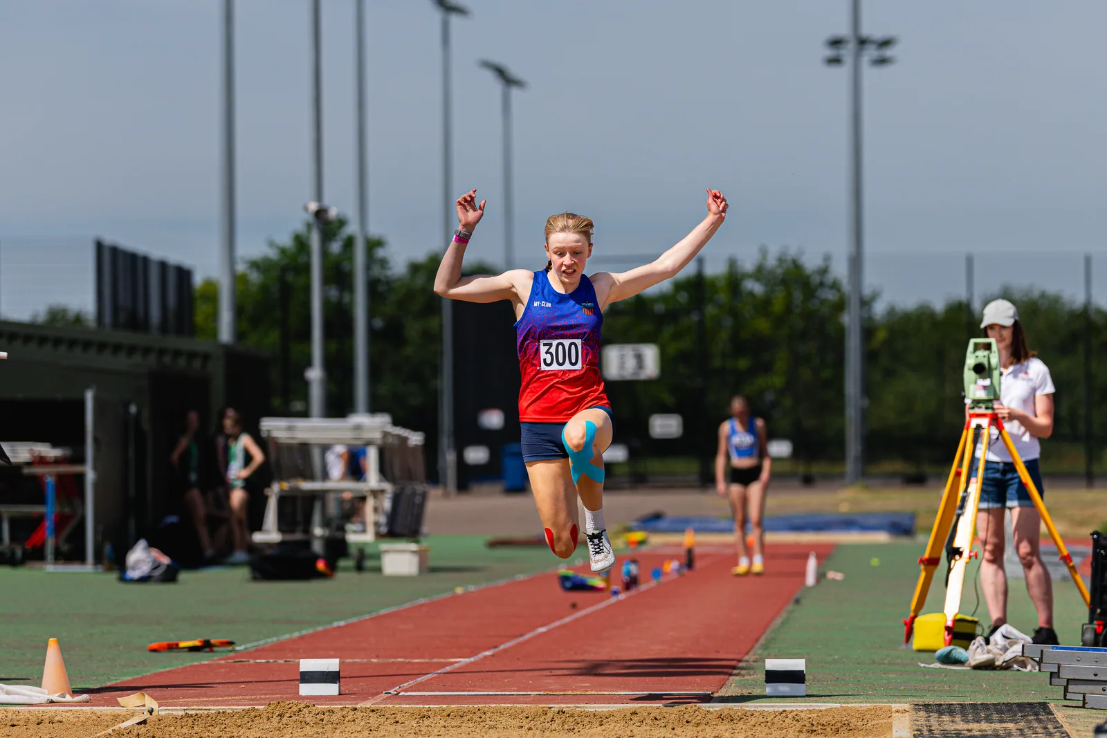 Brentwood Beagles athletes at the Eastern AA Track and Field Championships, Cambridge, 30 May 2026