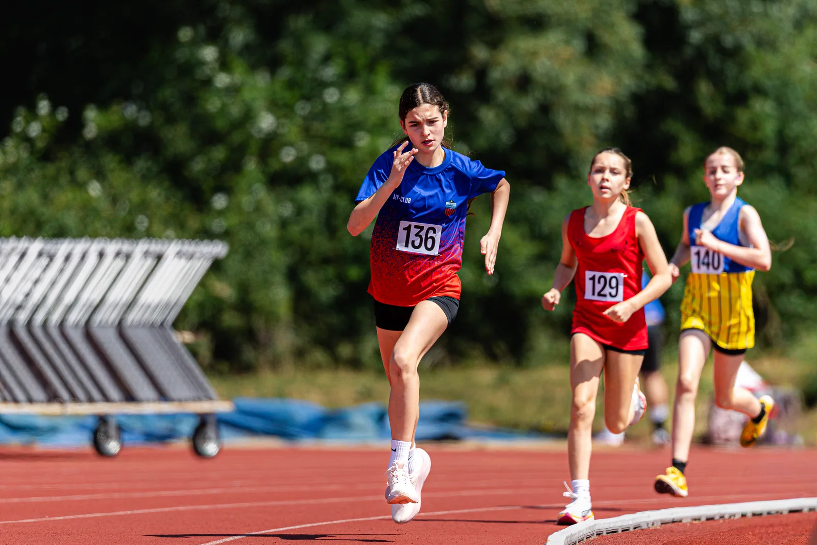 Brentwood Beagles athletes at the Eastern AA Track and Field Championships, Cambridge, 30 May 2026