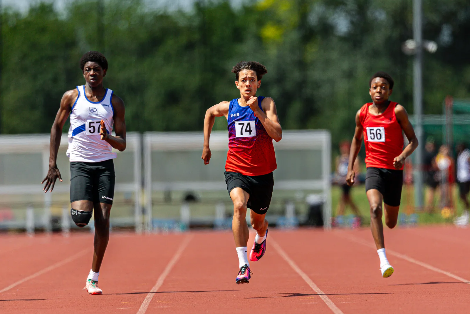 Brentwood Beagles athletes at the Eastern AA Track and Field Championships, Cambridge, 30 May 2026