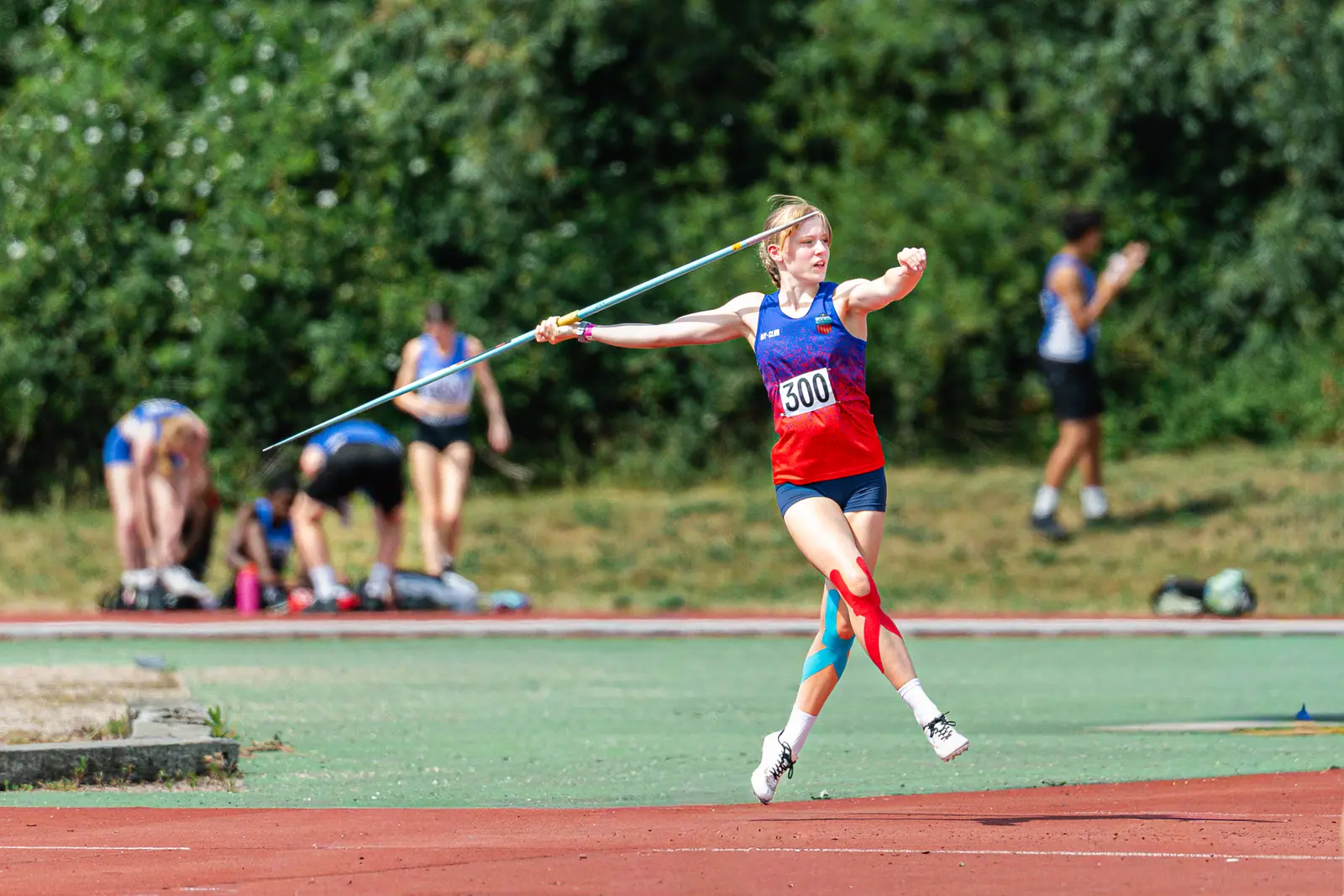 Brentwood Beagles athletes at the Eastern AA Track and Field Championships, Cambridge, 30 May 2026