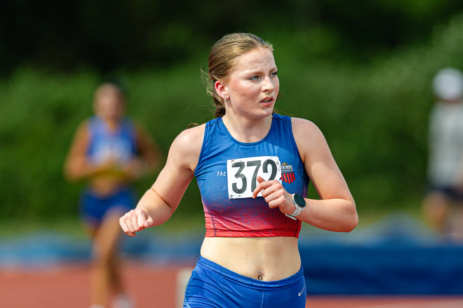 Brentwood Beagles athletes at the Eastern AA Track and Field Championships, Cambridge, 30 May 2026