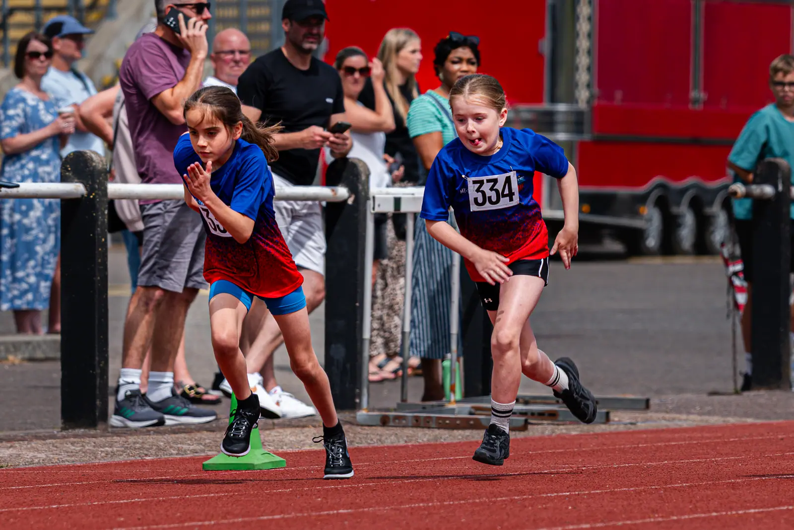 Brentwood Beagles athletes at the Basildon Quadrathlon, Basildon, 31 May 2026